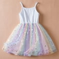 thumbnail image 3 of yillto Little Girls Dress Cute Rainbow Summer Party Princess Sundress Sleeveless Cami Dresses, 3 of 7