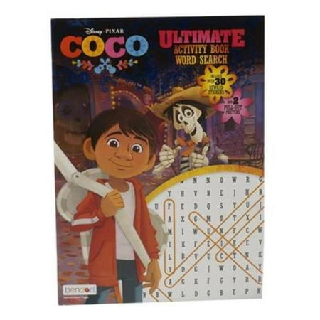 Pixar 2328480 Coco Ultimate Word Search Acitivity Book - Case of