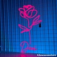 thumbnail image 2 of Glowneon Rose Flower Neon Sign, Flower Led Light, Flower Name Led Light, Flower Shop Signage, 2 of 5