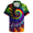 Multicolour, variant on Rebaike Men's Tie Dye Hawaiian Shirt Psychedelic Button Down Short Sleeve Shirt Lightweight Beach Shirt