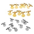 thumbnail image 1 of 20 Piezas de Gemelos en Blanco Sunnimix Cobre 16 Mm Con Pegamento en La Almohadilla, 1 of 8