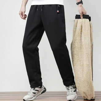 Seven Oaks Men's Warm Sherpa Lined Jogger Sweatpants W/ Pockets