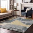 thumbnail image 7 of Addison Rugs Mayfield Premium Machine Washable Transitional Mid Century Gray Rectangle Rug, 10' X 14' Machine Washable Transitional Mid Century Gray Oversized Sherpa Throw Blanket, 7 of 7