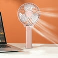 thumbnail image 4 of YiBai Usb Handheld Small Fan Foldable Silent Strong Wind Desktop Portable Charging High Speed Mini Fan Gift, Pink #N.484, 4 of 6
