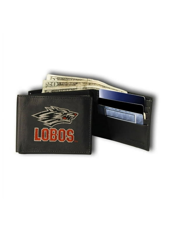 New Mexico Lobos NCAA Embroidered Billfold Wallet