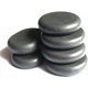 thumbnail image 1 of Piedras calientes: juego de 6 piedras de masaje esenciales grandes (8 cm) para spa profesional o doméstico. Relajación, curación y alivio del dolor., 1 of 5