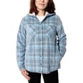 thumbnail image 6 of Soho Threads Women's Corduroy Hooded Jacket (Light Blue, Large), 6 of 11