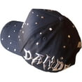 thumbnail image 3 of Dandy Hats x Lost Hills LH Chrome Adjustable Snapback Cotton Canvas Casual Cap, Black, 3 of 6