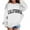 White, variant on Kiijoy Toddler Girls Loose Sweatshirt California Printed Crew Neck Pullover, Sizes 3-4