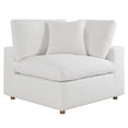 thumbnail image 4 of Modway Commix Down Filled Overstuffed Corner Chair in Pure White, 4 of 8