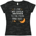thumbnail image 3 of Inktastic I Love My Little Brother To The Moon and Back Women's T-Shirt, 3 of 5