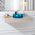 thumbnail image 2 of Modern Stone Resin Vessel Sink with Translucent Art Design, Durable Synthetic Material, Easy-Clean Surface for Bathroom Vanity – Family & Commercial Use, 2 of 7