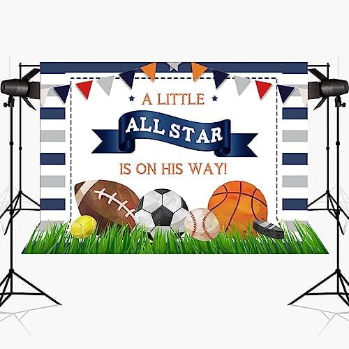 All star baby shower decorations best sale