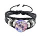 thumbnail image 3 of Genshin Impact Cosplay Prop Snap Button Bracelet, joyería de Anime hecha a mano, brazalete Punk negro multicapa, regalo para mujeres y hombres, 3 of 5