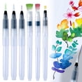 thumbnail image 1 of Pincel para tanque de agua, 6 piezas Juego de pinceles para tanque de agua premium con tanque de agua Juego de bolígrafos de agua para pintura de acuarela, mezcla de colores, caligrafía, 1 of 7
