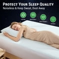 thumbnail image 4 of Gogreen Cooling Waterproof Mattress Protector, Stretchable Full Mattress Protector Fit up to 16", Super soft Full Mattress Cover 3D Air Fabric Mattress Protector, Breathable Bed Cover White, 4 of 8