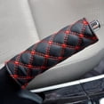 thumbnail image 2 of OUNONA 5Pcs Gear Shift Covers Shifter Boot Cover Microfiber Red Black for Winter Driving, 2 of 8