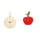 thumbnail image 1 of Reloj de pared,Reloj de pared decorativo para sala de estar,silencioso,Estatua,Escultura de fruta artificial,estatua y artesanía,Colección de figuras de cerámica para decoración del hogar, 1 of 8