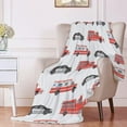 thumbnail image 3 of Police Cars Ambulance Firetruck Flannel Lightweight Blankets Quilt Plush Fleece Soft Bedding Throw Blanket for Couch and Bed 80"x60" for Adult, 3 of 6