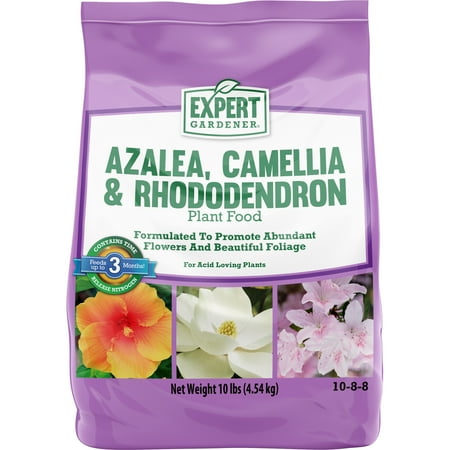 Expert Gardener Azalea, Camellia, & Rhododendron Plant Food 10-8-8, 10