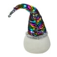thumbnail image 6 of Northlight Gnome with Rainbow Flip Sequin Hat Christmas Decoration - 24", 6 of 6