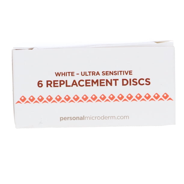 Ultra Sensitive Replacement Discs Set - White by PMD for Unisex - 6 Pc 4Pc Small Discs, 2Pc Large Discs PMD PMD