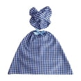 thumbnail image 3 of AuroraX Porch Goose Summer Outfit 17-19 In Porch Goose Clothes Set 23" Checked Dress Front Porch Goose 23 inch Clothing Fall Summer Seasonal Decor, 3 of 6