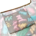thumbnail image 4 of Wrapables Large & Small Foldable Tote Nylon Reusable Grocery Bags, Set of 2, Colorful Doodles, 4 of 5