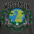 thumbnail image 3 of CafePress - Wisconsin Green Pride Dark T Shirt - Men's Classic Graphic Cotton T-Shirt, 3 of 4