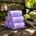 thumbnail image 4 of Dog Poop Bags, Scented Leakproof Extra Thick Pet Waste Disposal Rolls Outdoor Walking Travel Sanitary Trash Refill Heavy Duty Sturdy Durable Bags Dogs Cats 60pcs, 4 of 5