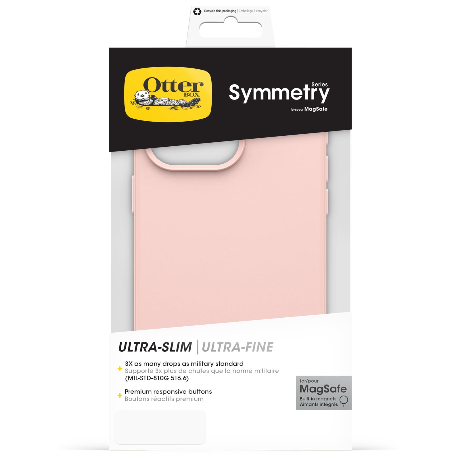 OtterBox Symmetry Series for MagSafe Case for iPhone 15 Pro Max - Ballet Shoes