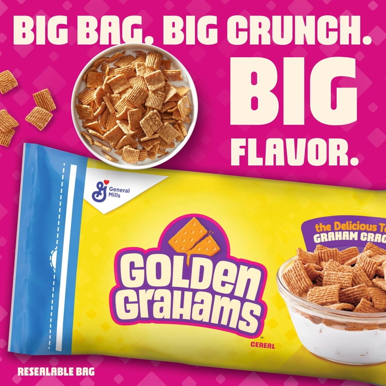 Golden Grahams Breakfast Cereal, Graham Cracker Taste, 35 oz value