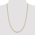thumbnail image 3 of Leslie 10k Yellow Gold 2.4mm Flat Anchor Chain, 3 of 4