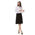 thumbnail image 4 of Kiki Riki Jupe en Coton pour Femmes Ligne A Spandex Noir x Large, 4 of 4
