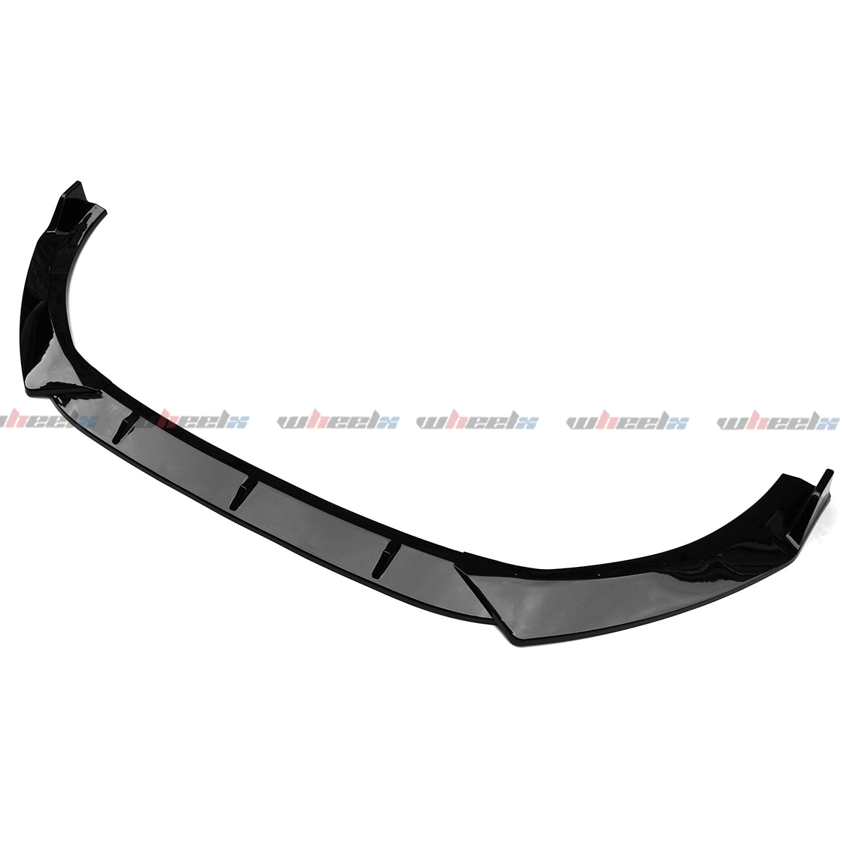 WheelX 3Pcs Front Bumper Lip Compatible with 2021-2025 Kia K5 (Glossy Black), Air Dam Fits for EX LX LXS GT-Line, Lower Chin Splitter Spoiler Protection Body Kit