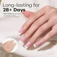 thumbnail image 3 of Modelones Short Square Fake Nail Tips - 510Pcs Gel Tips Pre-shaped Half Matte Full Cover Clear Acrylic Gel Kit False Press on Nails for Extension DIY Salon 15Sizes, 3 of 6