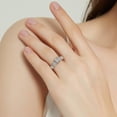 thumbnail image 6 of BERRICLE Sterling Silver Solitaire Wedding Engagement Rings 1.25 Carat Cushion Cut Cubic Zirconia CZ Ring for Women, Rhodium Plated Size 6, 6 of 9