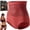 Red, variant on 4-in-1 Micro-Particle Sculpting & Fat-Burn Shorts, Thermogenic Fat Burning Sculpting Shorts Yoga Pants for Women