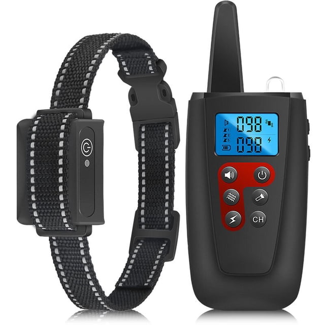 Collar de entrenamiento para perros 2 en 1 1000 metros - Collar antiladridos con receptor remoto, Ip67 impermeable y recargable ACTIVE Biensenido a ACTIVE