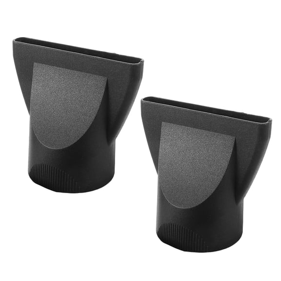 OUNONA 2pcs Universal Hair Dryer Nozzle Attachment Ideal For Curly Hair Salon Styling Tools Hairdressing Accessories For Blow Dryers Black