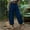 Blue women's elastic waist harem pants a1, variant on Women's Elastic Waist Harem Pants Casual Flowy Solid Bohemian Drawstring Palazzo Trousers Summer Vacation Beach Lounge Yoga Wear, Blue 2XL