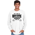 thumbnail image 5 of What An Awesome Grandpa Looks Like Men's Long Sleeve Tee T Shirt Brisco Brands M, 5 of 6