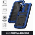 thumbnail image 3 of Samsung S22 Metal Case with Screen Protector Camera Protector Military Rugged Heavy Duty Shockproof Case with Stand Full Cover Tough case for Samsung S22 (S22,blue), 3 of 5