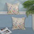 thumbnail image 3 of Spring Flower Pillow Covers 20x20 Floral Bufferfly Farmhouse Decor Throw Pillows Case for Couch Seasonal Holiday Pillowcase Outdoor Decorative Cushion Cases for Sofa Bed Decorations Set of 2, 3 of 6