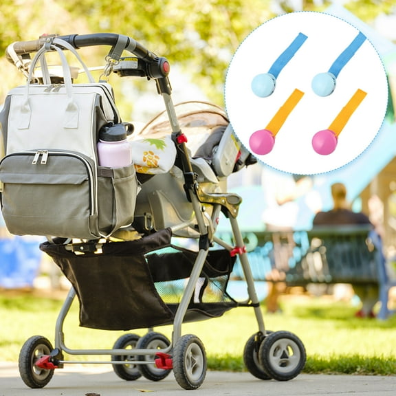 NICEXMAS 4Pcs Blanket Clip for Securing Blankets Red ABS Parents