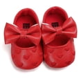 thumbnail image 2 of Baby Girl Shoes Heart Pattern Embossed Princess, 2 of 13