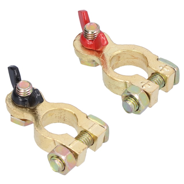 Terminal de Batería, Conector Universal de Batería 2 Piezas Resistente A la Corrosión Duradera Para Automóvil