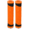 thumbnail image 2 of Bicycle Handle Bar Grip Cover, Convenient To Use  Bike Handle Silicone Grips Flat Ergonomic Design High Reliability Practical To Use  For Cycling For Bicycle Orange, 2 of 8