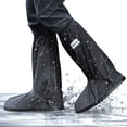 thumbnail image 3 of Minnieouse Cubrezapatos Negros para la Lluvia Zapatos Impermeables para protección contra la Lluvia Fáciles de Usar y Quitar Cubrezapatos Desoto Accesorios de calzado METRO, 3 of 6