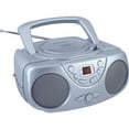 thumbnail image 3 of Sylvania SRCD243MSL Boombox Portable CD Radio (Silver), 3 of 5